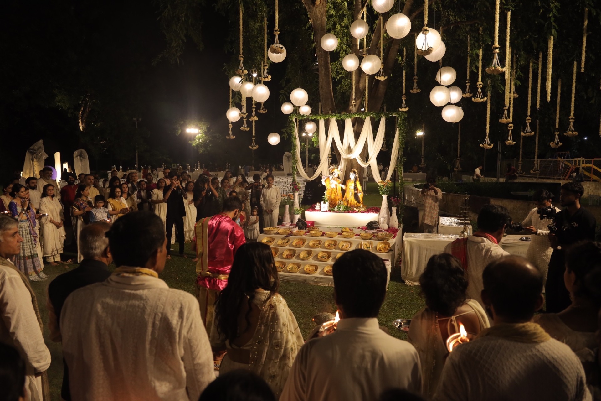 Anant shrine and aarti